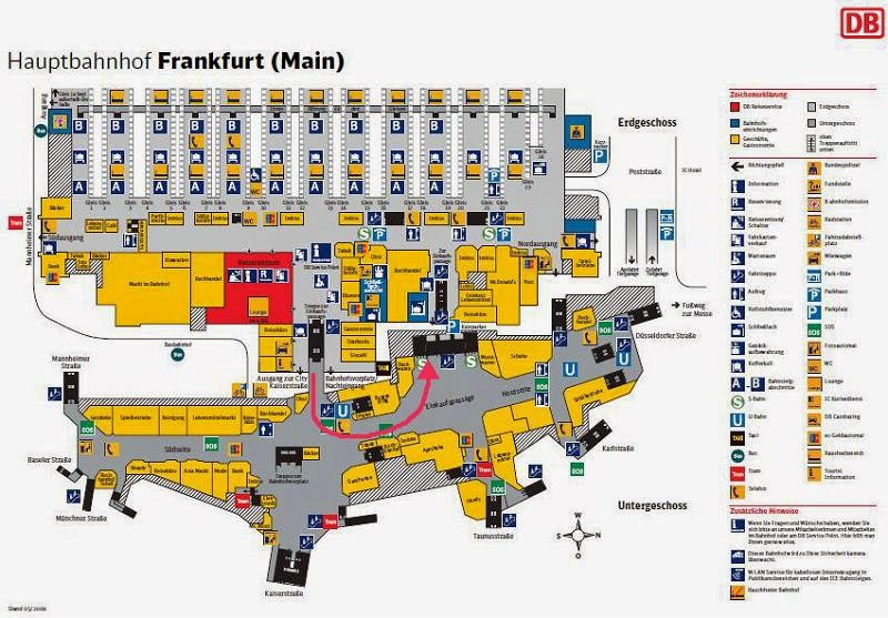フランクフルトの旅をもっと楽しむ！: フランクフルト スート Frankfurt Süd に行ってみよう！フランクフルト中央 駅 から出発。